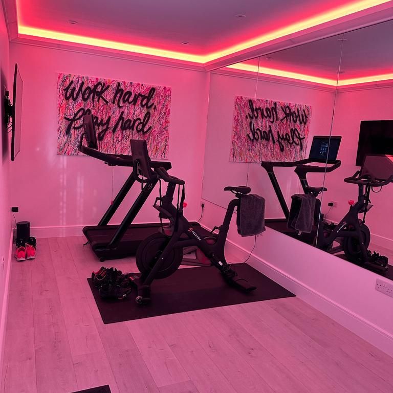 Home gym led lighting